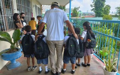 GMC Cebu provides school supplies to selected Pajo ES students