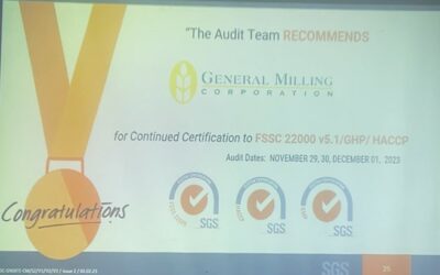 GMC Maintains FSSC 22000 Certified Status!